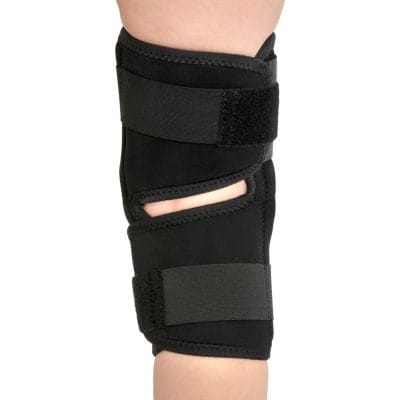OrthoActive Wrap Hinged Knee Brace Coolcel Open Back Design