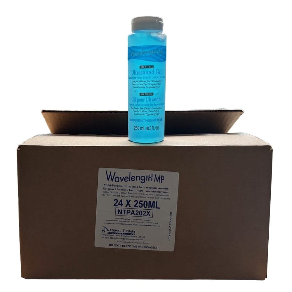 NTPA201X 24 pack of 250 ml Ultrasound Gel Wavelength