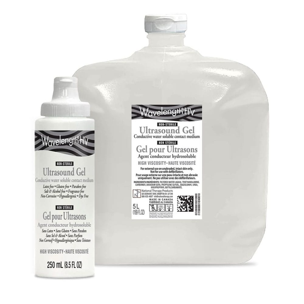 NTPF500X Wavelength High Viscosity Ultrasound Gel National Therapy Products