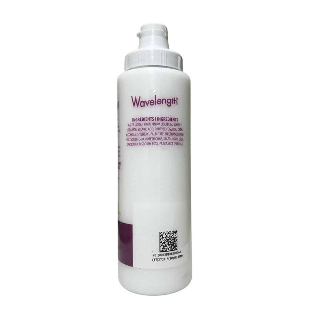 Wavelength Ultrasound Lotion 250 ml bottle side