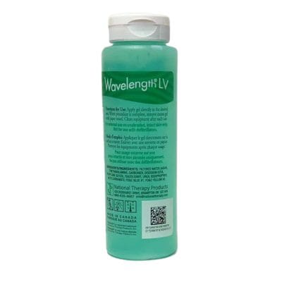 Wavelength LV Low Viscosity Ultrasound Gel 250 ml bottle back
