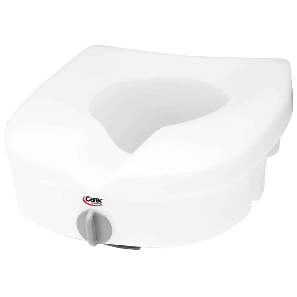 Carex E-Z Lock Raised Toilet Seat