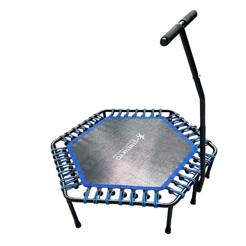 Strenkyo Silent Bungee Trampoline 48 inch – low-impact fitness rebounder for home workouts and rehab