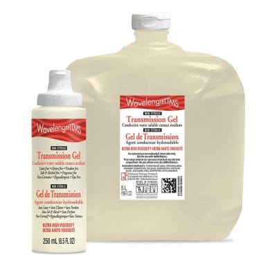 Wavelength TMS Conductive Gel with Dispenser Bottle - 5 L Jug