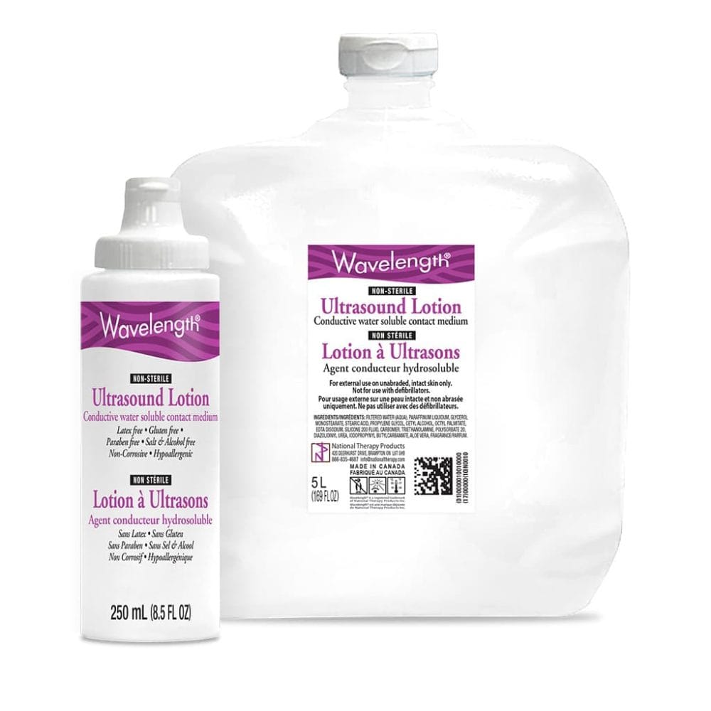 Wavelength Ultrasound Lotion 5L with 250ml bottle