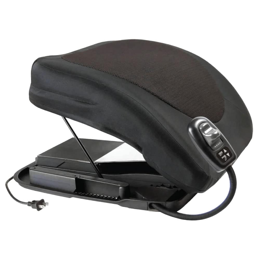 Carex Uplift Premium Power Seat electric lift cushion available in 17 and 20 inch sizes up to 300 lbs