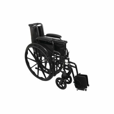 Folded ProBasics K2 manual wheelchair ready for transport