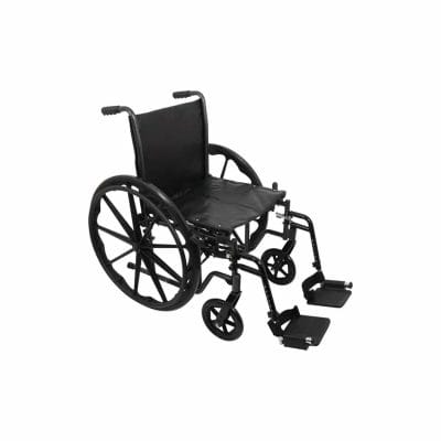 ProBasics K2 with elevating legrests and composite footplates, vinyl upholstery