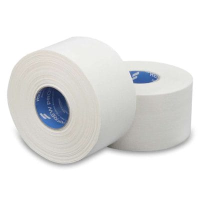 Renfrew #388 Professional Athletic Tape twin rolls – breathable cotton tape with zinc-oxide adhesive for reliable joint stabilization