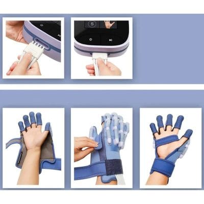 XFT-2005A robotic rehabilitation glove with EMG armband for hand therapy