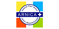 Arnica+ Plus Relief natural pain relief cream logo – Canadian-made joint and muscle cream branding