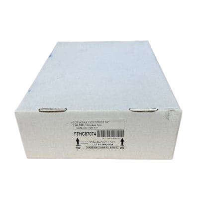 Stacked closed cartons of Cryopak hot and cold gel packs labeled for clinic resale