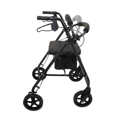 ProBasics RLA8 Black rollator side profile