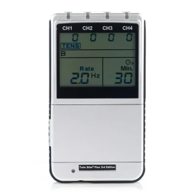 Front view of the Richmar Twin Stim Plus 3rd Edition DS5402 showing display and control panel