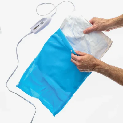 Removable sponge insert for moist heat inside the BodyMed heating pad cover.