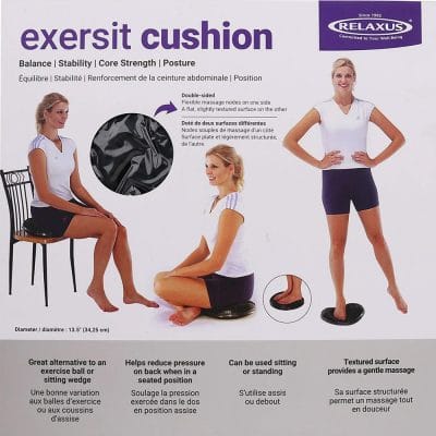 Relaxus ExerSit Cushion box packaging cover front