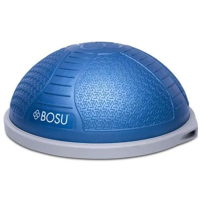 Side view of BOSU NexGen Pro Balance Trainer with non-skid base
