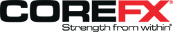 CoreFX logo representing functional fitness and core training equipment
