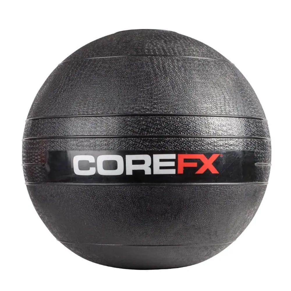 CoreFX slam ball on white background showing textured rubber surface