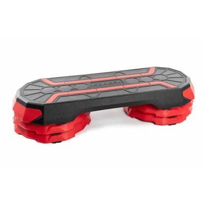 Fitness steps and aerobic platforms for cardio and strength training