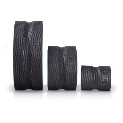 Chirp Wheel+ 3-Pack showing 4", 6", and 10" spinal mobility wheels