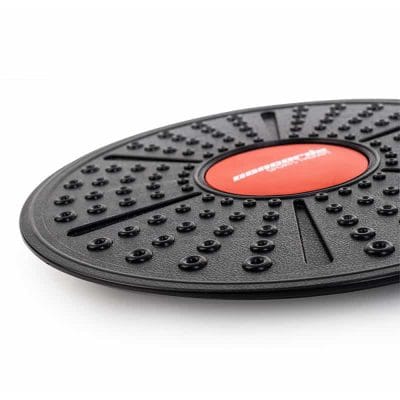 Close-up of balance board textured grip pattern