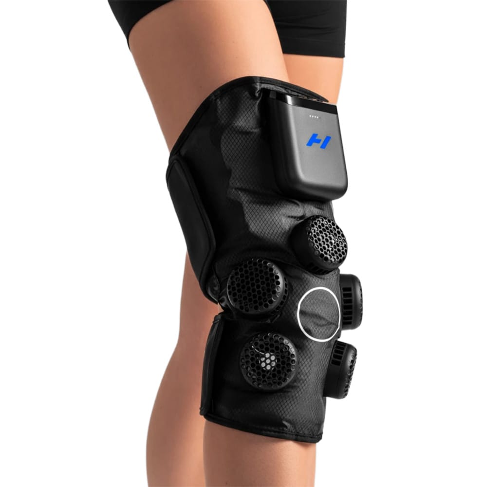 Hyperice X2 Knee wrap front view on white background