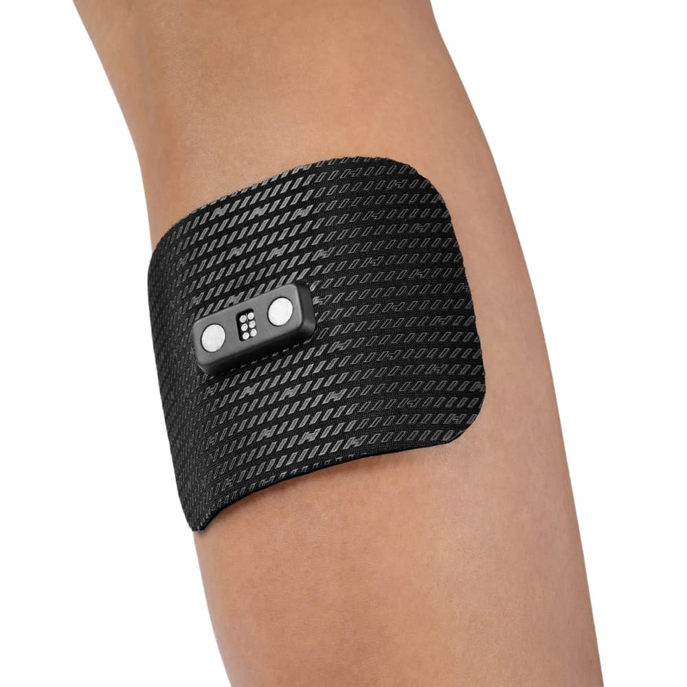 Applying a Venom Go replacement pad to the arm for localized therapy