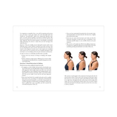 Treat Your Own Neck 6th Edition book pages focused on self-management of neck pain