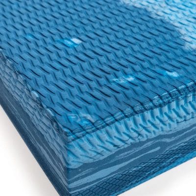 Close-up view of the top surface of the Concorde EVA foam balance pad