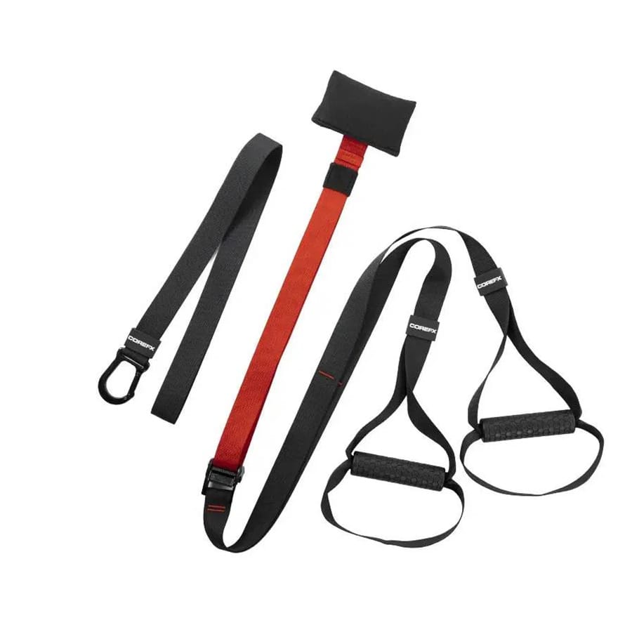 CoreFX Suspension System adjustable suspension trainer straps and door anchor