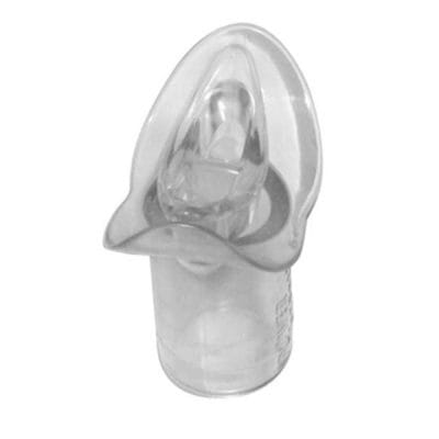 POWERbreathe Classic breathing trainer mouthpiece close-up