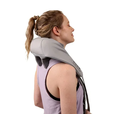 Relaxus Shiatsu Massager upper back and shoulder use demonstration