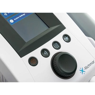 Side view of Richmar TheraTouch UX2 ultrasound therapy device