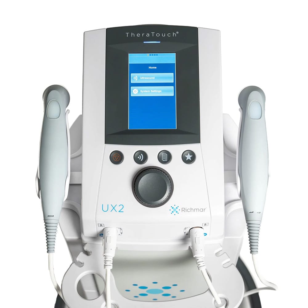 TheraTouch UX2 ultrasound unit with 1 MHz and 3 MHz capability