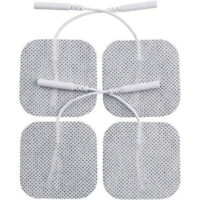 StimTec carbon 2x2 inch square electrode pads 4 pack