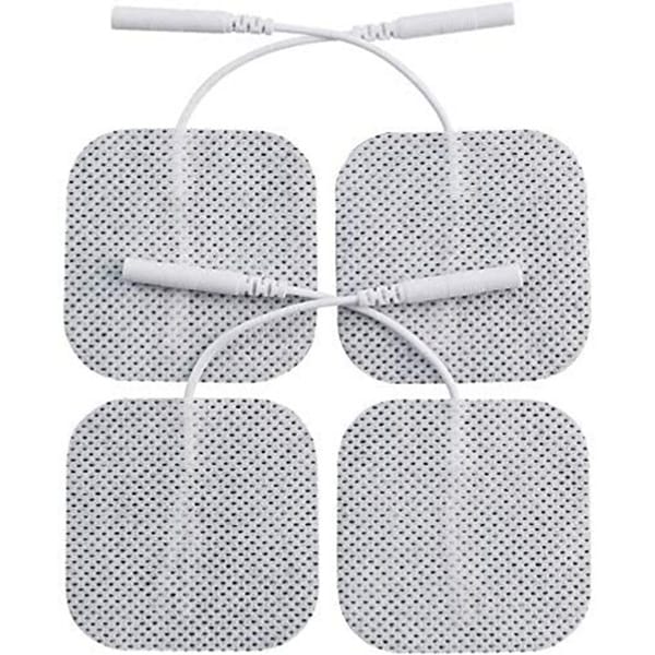 StimTec carbon 2x2 inch square electrode pads 4 pack