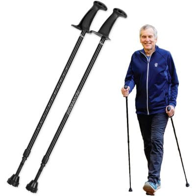 ACTIVATOR Evening Black walking poles by Urban Poling
