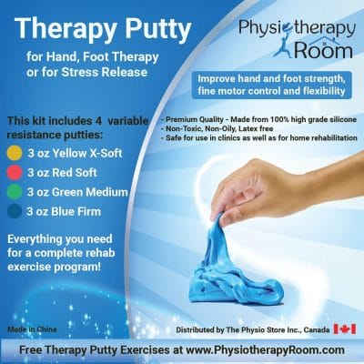 Physiotherapy Room Exercise Therapy Putty Red - Soft 3 oz - Single - Image 4
