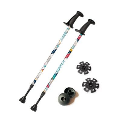 ACTIVATOR MODA walking poles modern design ergonomic CoreGrip handle pair