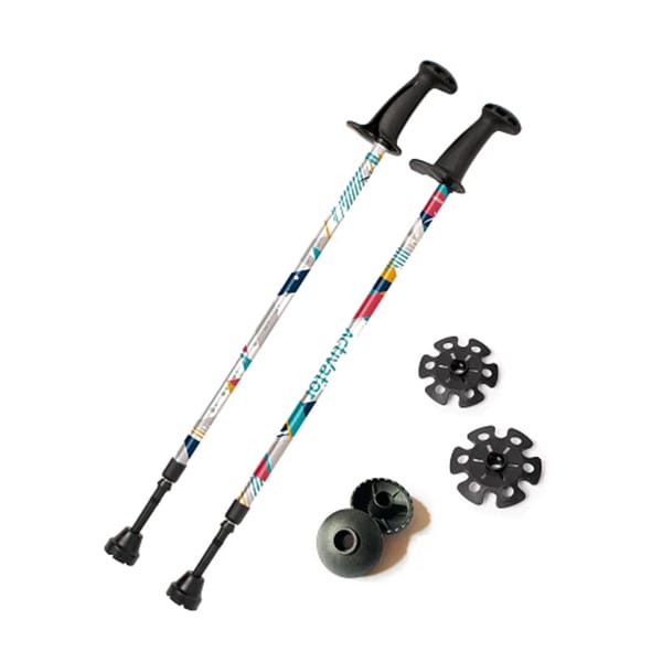 ACTIVATOR MODA walking poles modern design ergonomic CoreGrip handle pair
