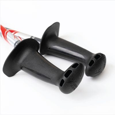 close up ACTIVATOR CoreGrip handle strapless design for safer walking support