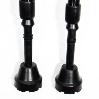 ACTIVATOR walking poles bell-shaped tips for improved stability and traction on walking surfaces