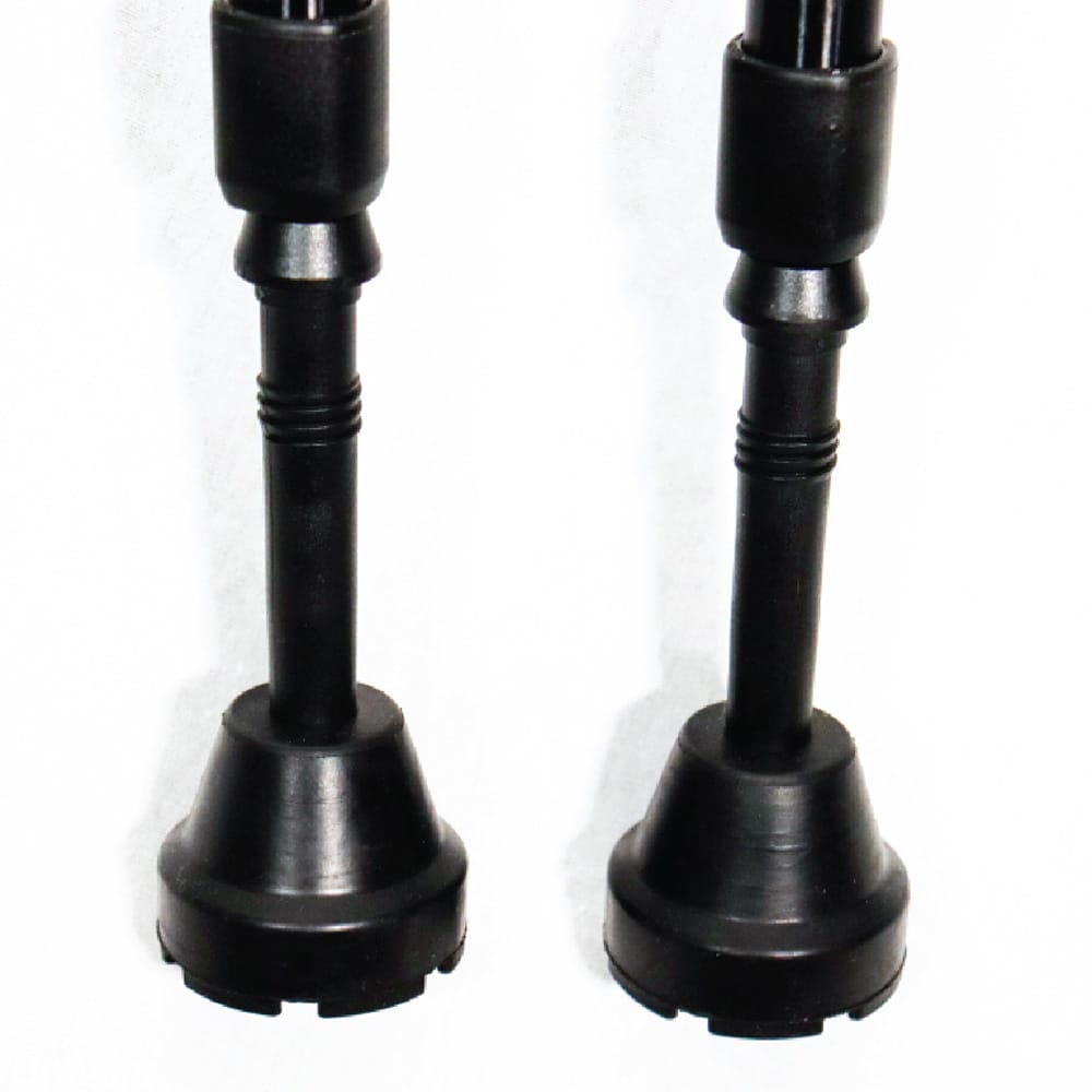 ACTIVATOR walking poles bell-shaped tips for improved stability and traction on walking surfaces