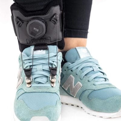 Hardware kit used to install the Infracare Pero drop foot brace on additional shoes