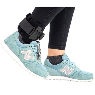 Infracare Pero brace for foot drop shown from the side with shoe attachment assisting dorsiflexion during walking