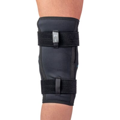 Breathable stretch fabric design of the MedSpec Gripper 3 hinged knee brace