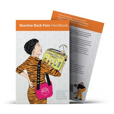 NOI Group Resolve Back Pain Handbook softcover patient education book